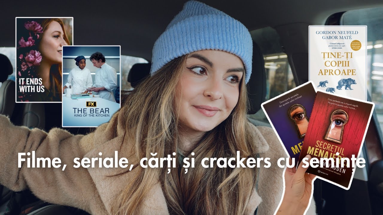 VLOG ✨ Recomandări filme, seriale, cărți | Shopping cu Mara & rețetă crackers cu semințe