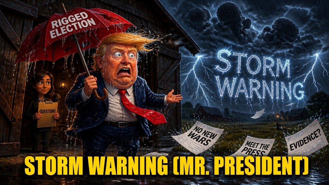 Storm Warning for Trump: Meet the Press Meltdown Song (Satirical Music Video)