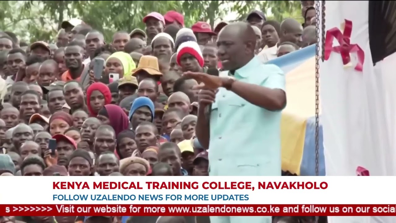 President Ruto's FULL SPEECH During the Opening of KMTC in Navakholo, Kakamega County