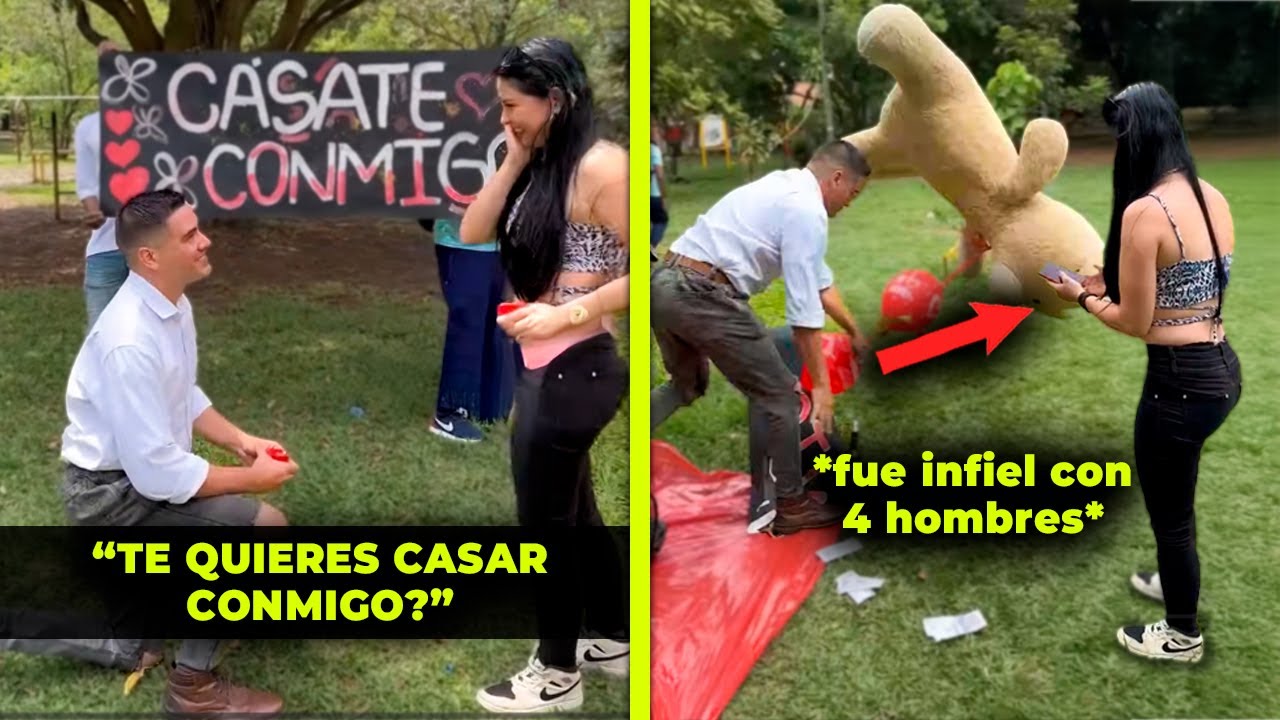MUJER es DESCUBIERTA siendo INFIEL antes de CASARSE y REACCIONA DE LA PEOR MANERA POSIBLE