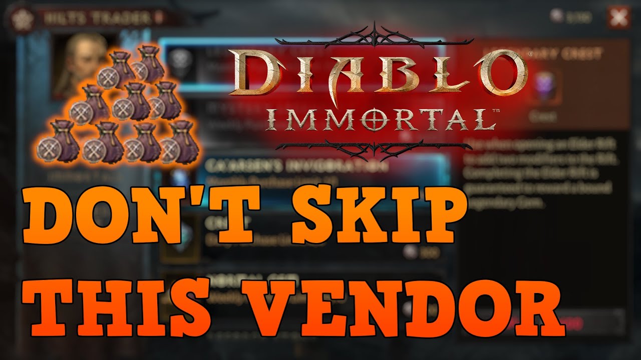 Hilts Vendor Diablo Immortal