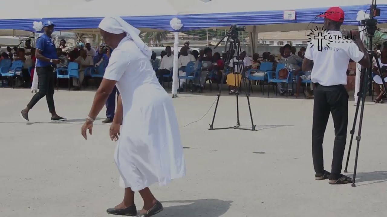 This is how you dance when your congregation (OLA Sisters) is 140 years in Ghana