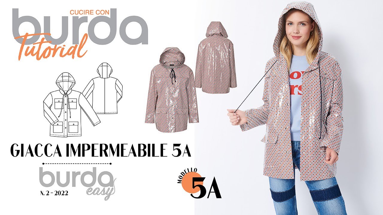 Cucire con Burda: Tutorial Giacca 5A - Burda Easy 2/2022