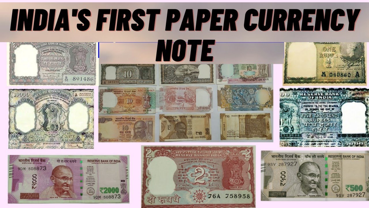 India's first paper currency note.💴💵 #amazing #indias #rupees #note #currency #firsts #money