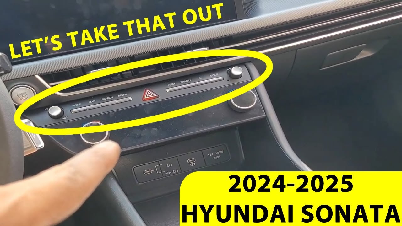 How To Remove 2024-2025 Hyundai Sonata Hazard Button Assembly/Keyboard Assembly.