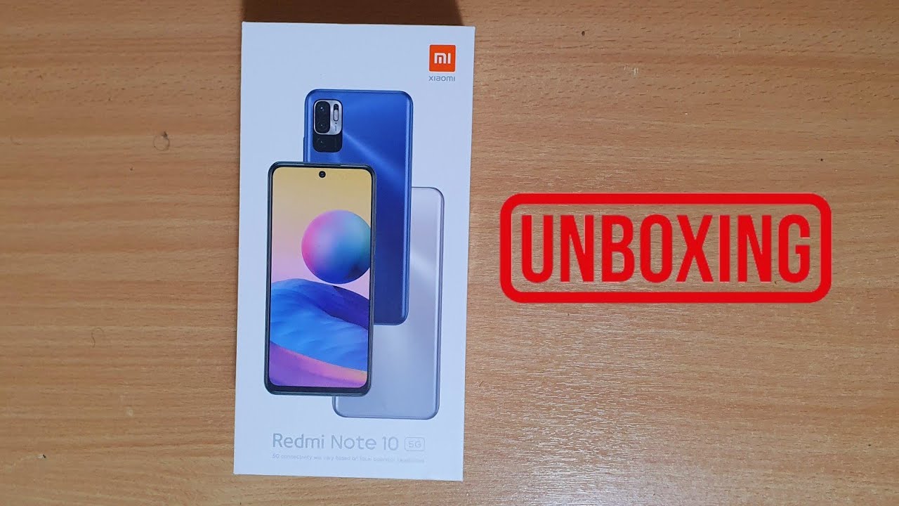 Xiaomi Redmi Note 10 5G Unboxing