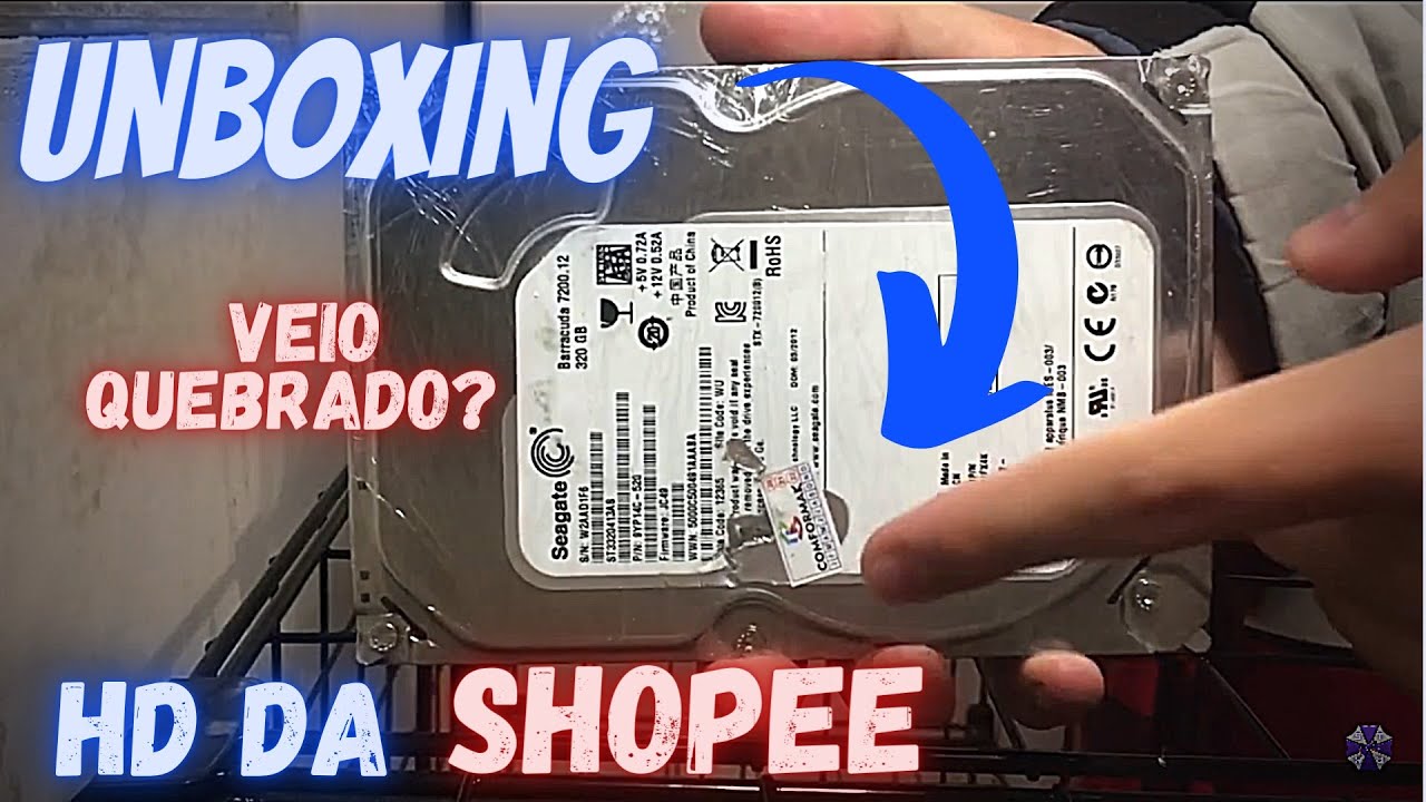 Unboxing - Hd seagate da shopee - presta?