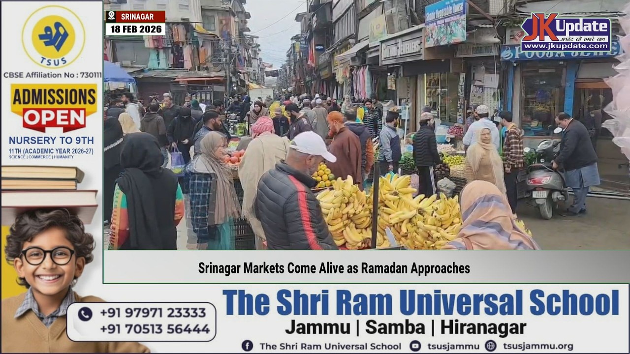 Srinagar Markets Come Alive as Ramadan Approaches