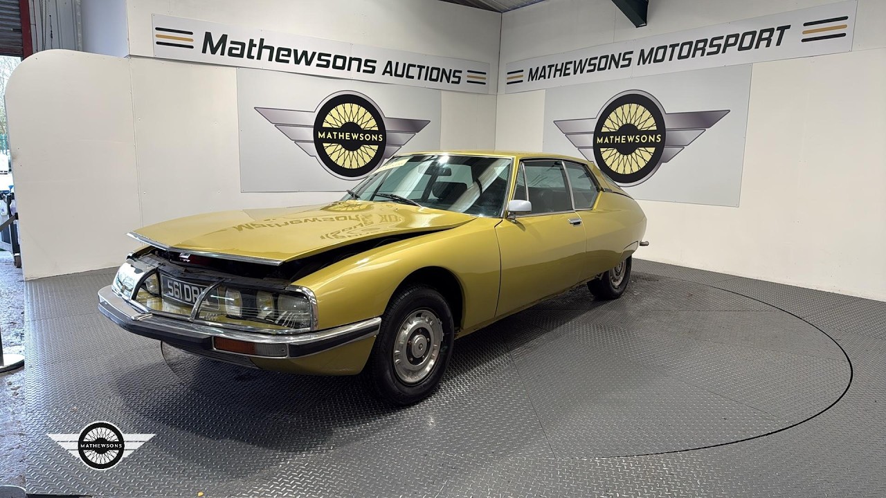 CITROEN SM 1971 года | Mathewsons Classic Cars | Аукцион: 15, 16 и 17 апреля 2026 года