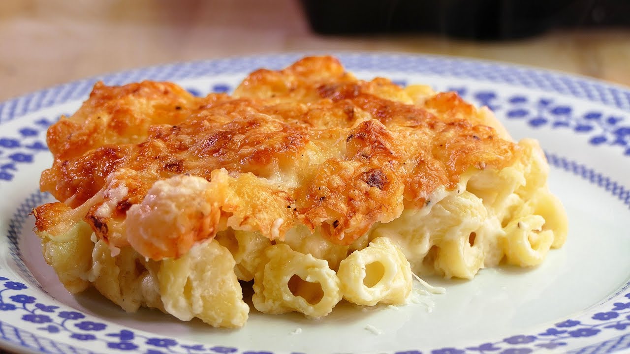 Macarrones con EXTRA DE QUESO: Con bechamel aromatizada de parmesano - recetas de cocina