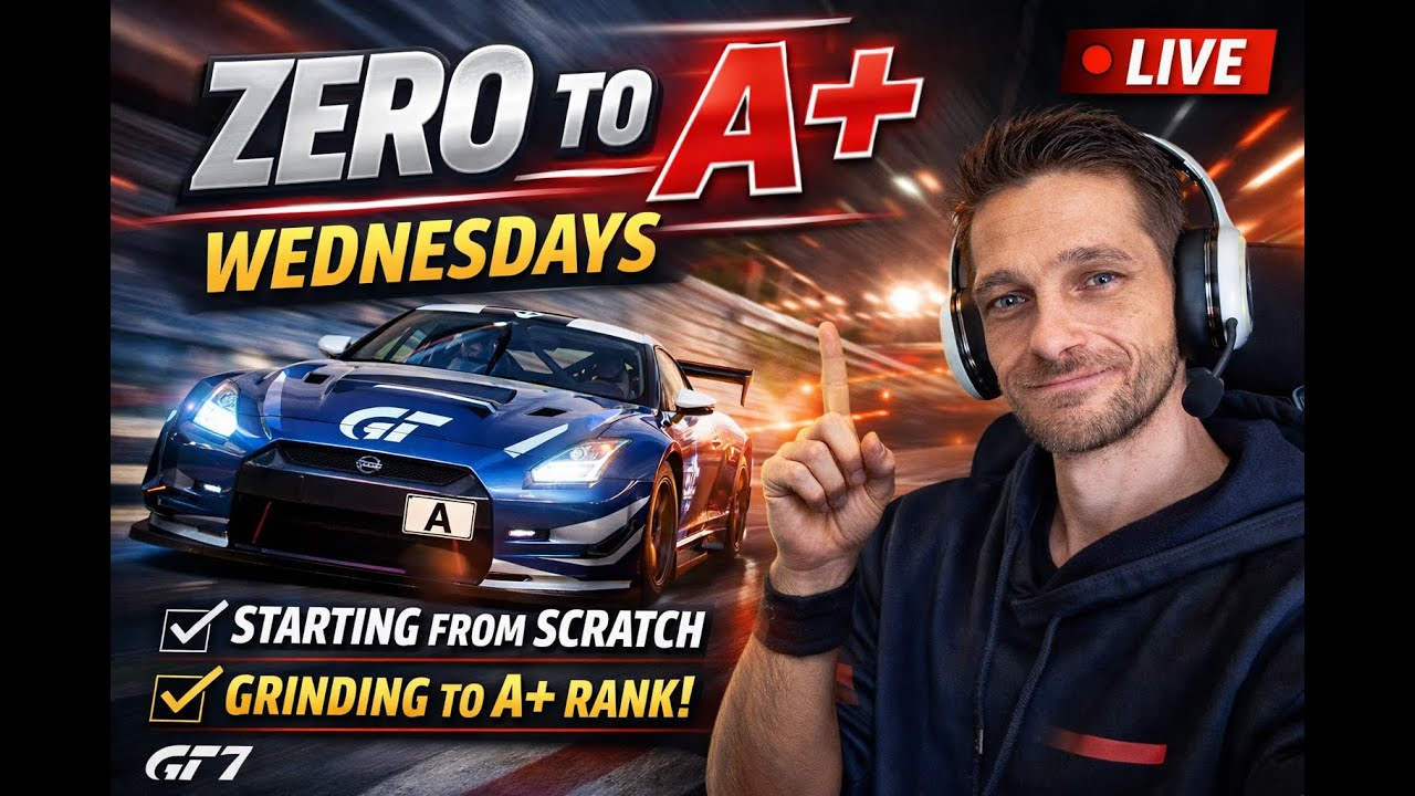 Gran Turismo 7 E to A+ Coaching & Training Races Part 7| Live