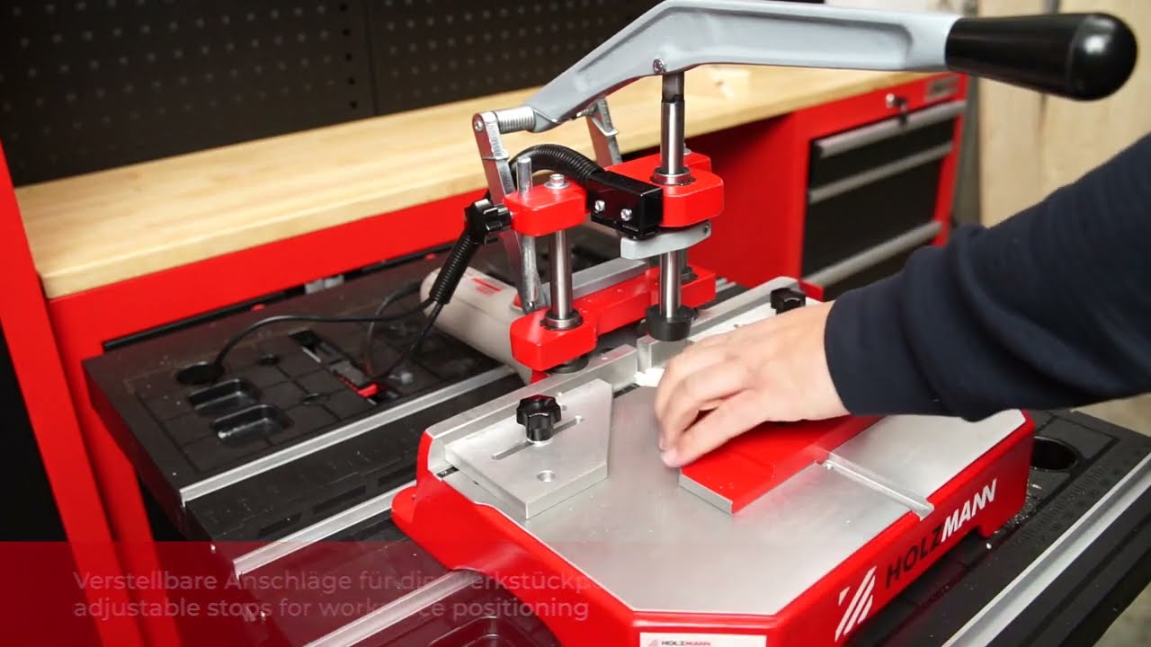 Holzmann KNF1 Manual Picture Framing Single Jointing Machine - Router 600w