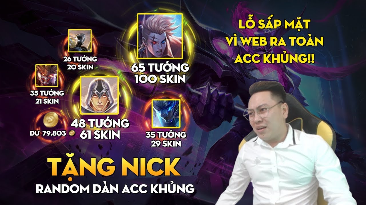 Hư Cấu Quay Random Acc 250k Ra Acc 5 Triệu - EVent Tặng Acc V&agrave;o L&agrave; C&oacute; |MSuong Channel