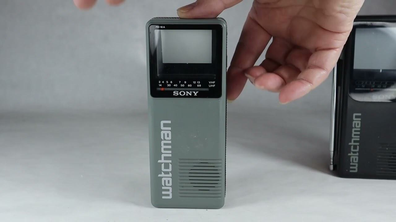 Two Sony Watchman TV's from the 90's