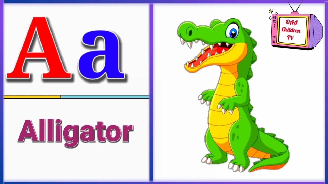 abcd, abcde, a for alligator, b for ball C for cat, alphabets, phonics song, English abc song