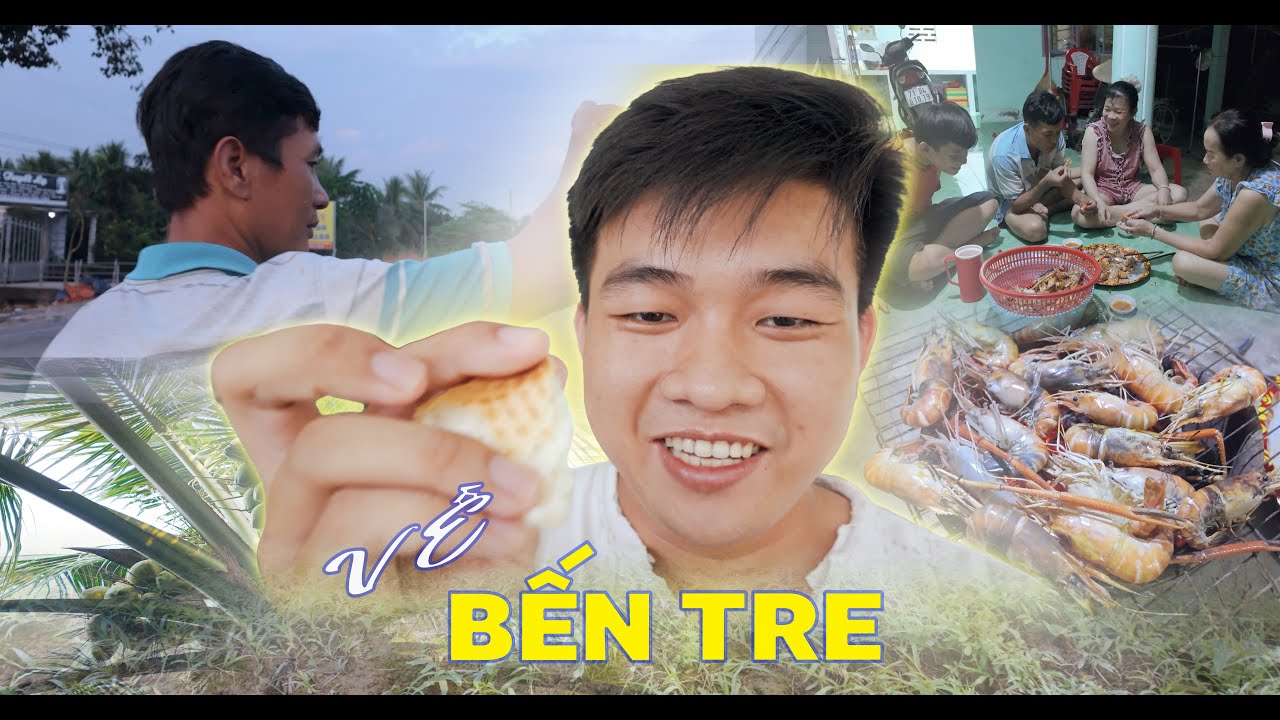 VỀ QUÊ BẾN TRE | CHUYẾN ĐI KÝ ỨC TUỔI THƠ: MIỀN TÂY SÔNG NƯỚC, ĂN VẬT LẠ & HÁI DỪA