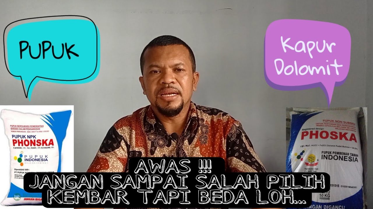 Perbedaan Pupuk NPK PHONSKA dengan PHOSKA Pembenah Tanah