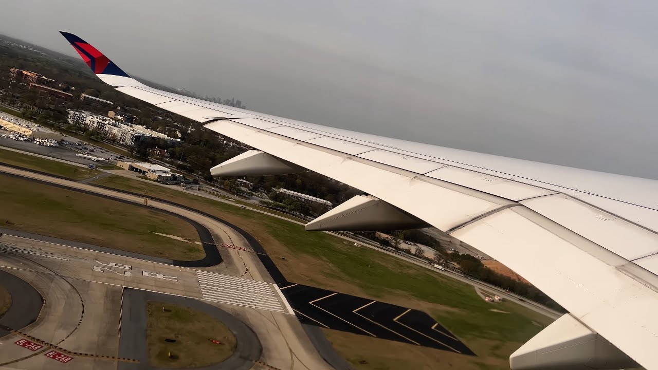 Stunning Delta A350-900 Engine Start, Taxi, Takeoff | Atlanta ATL