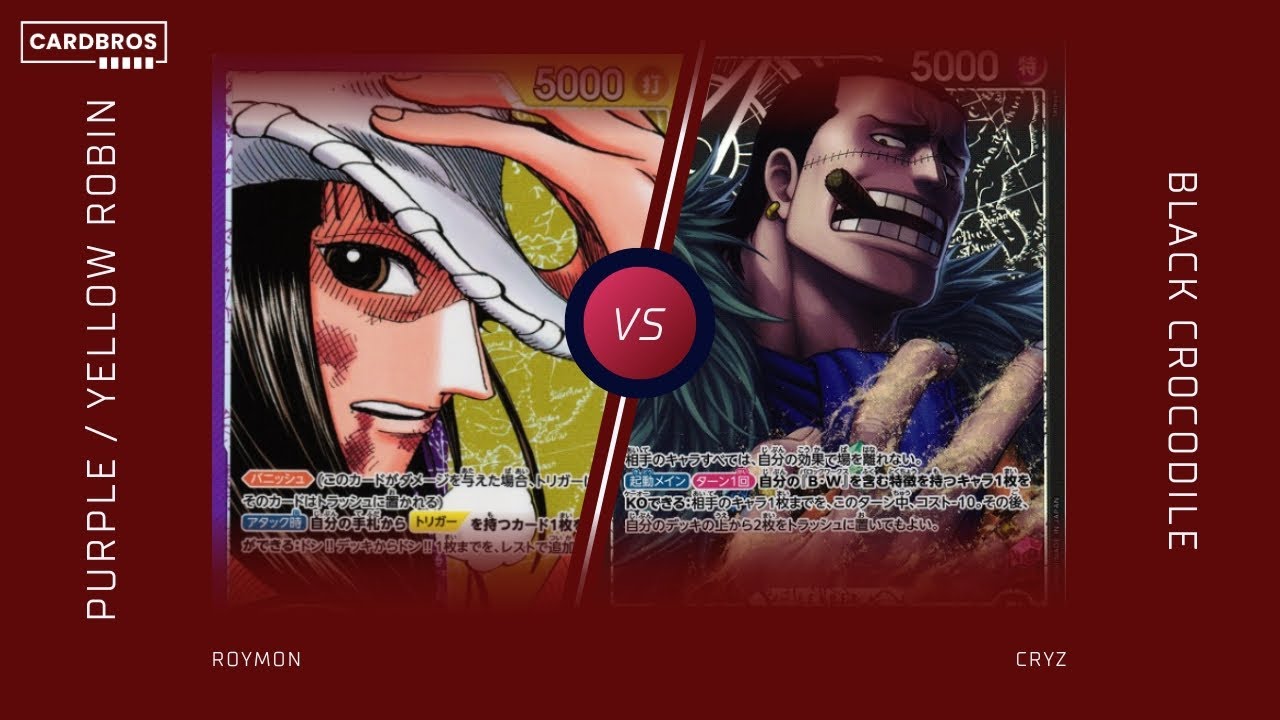 Purple/Yellow Robin vs Black Crocodile | CARDBROS OPCG Standard Battle 19 December 2025 Final