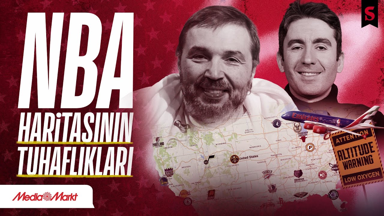 NBA'in Haritasını İnceledik: Takımlar Sezonda Ka&ccedil; Kilometre U&ccedil;uyor? I NBA Mitleri #12