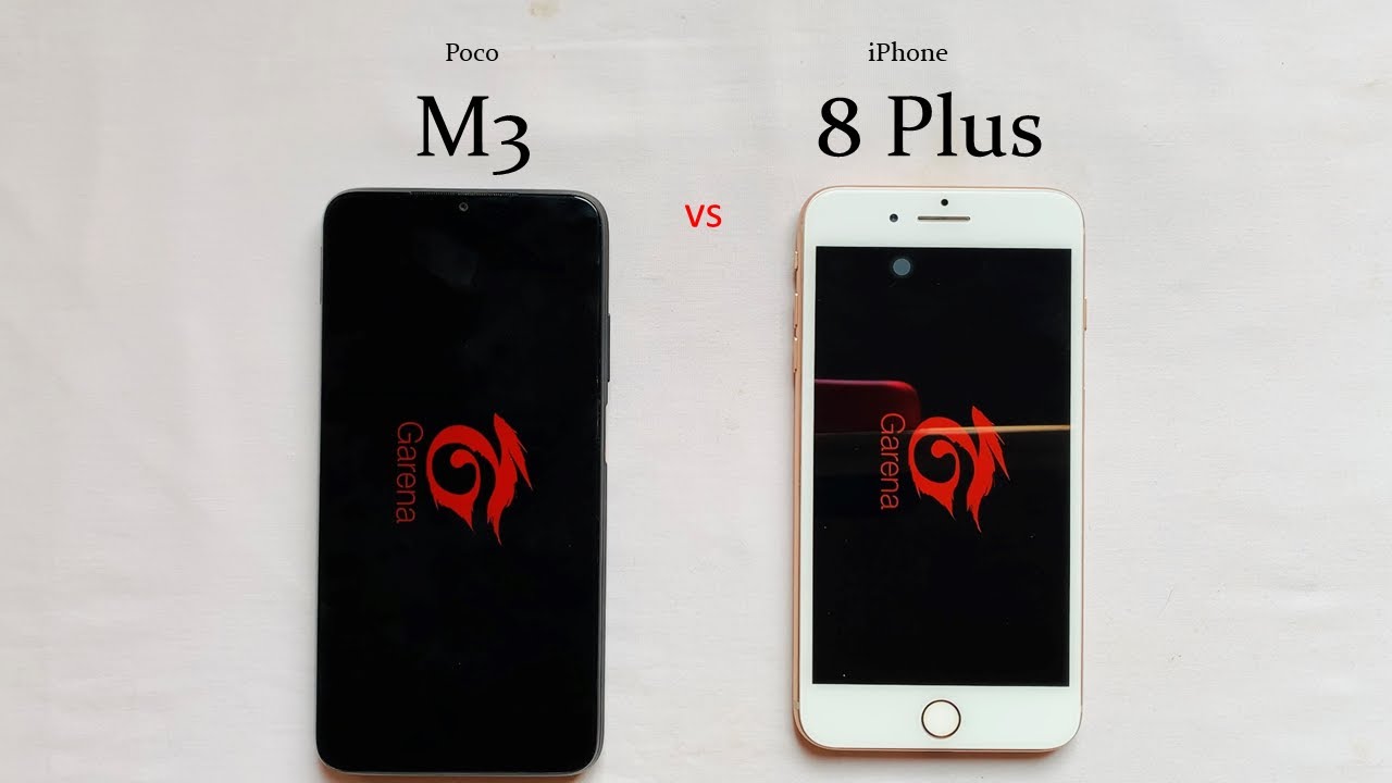 iPhone 8 Plus vs Poco M3 - SPEED TEST