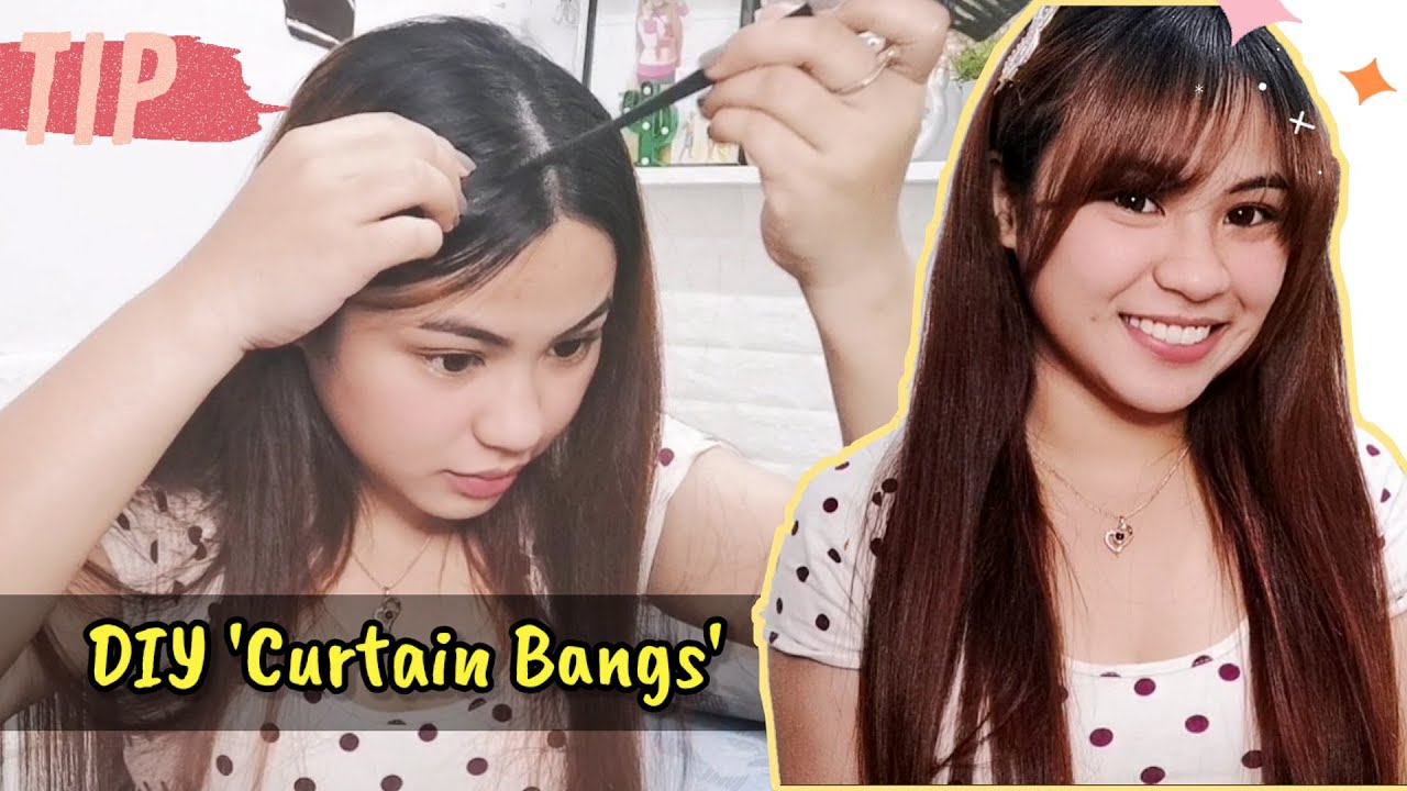 CURTAIN BANGS Easy Tutorial (tagalog) | Magnifishe