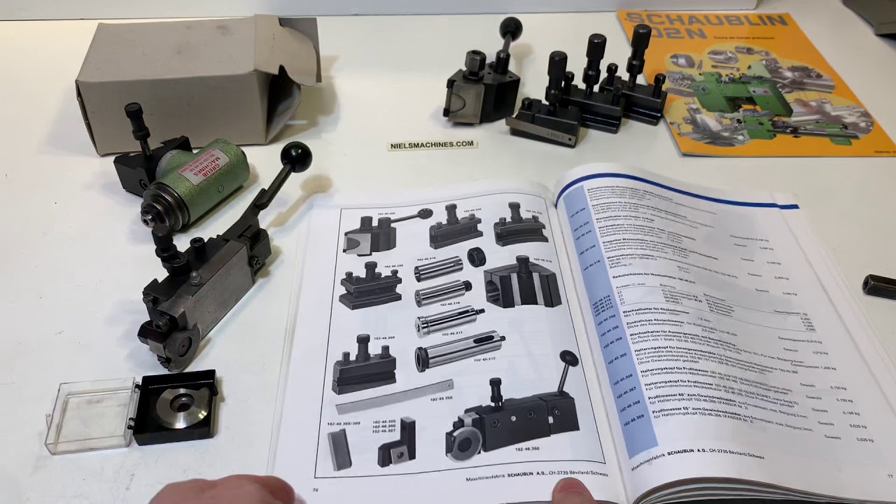 Tripan TRI 151 Retractable Threading Tool Holder. Schaublin 102 number 102-46.360