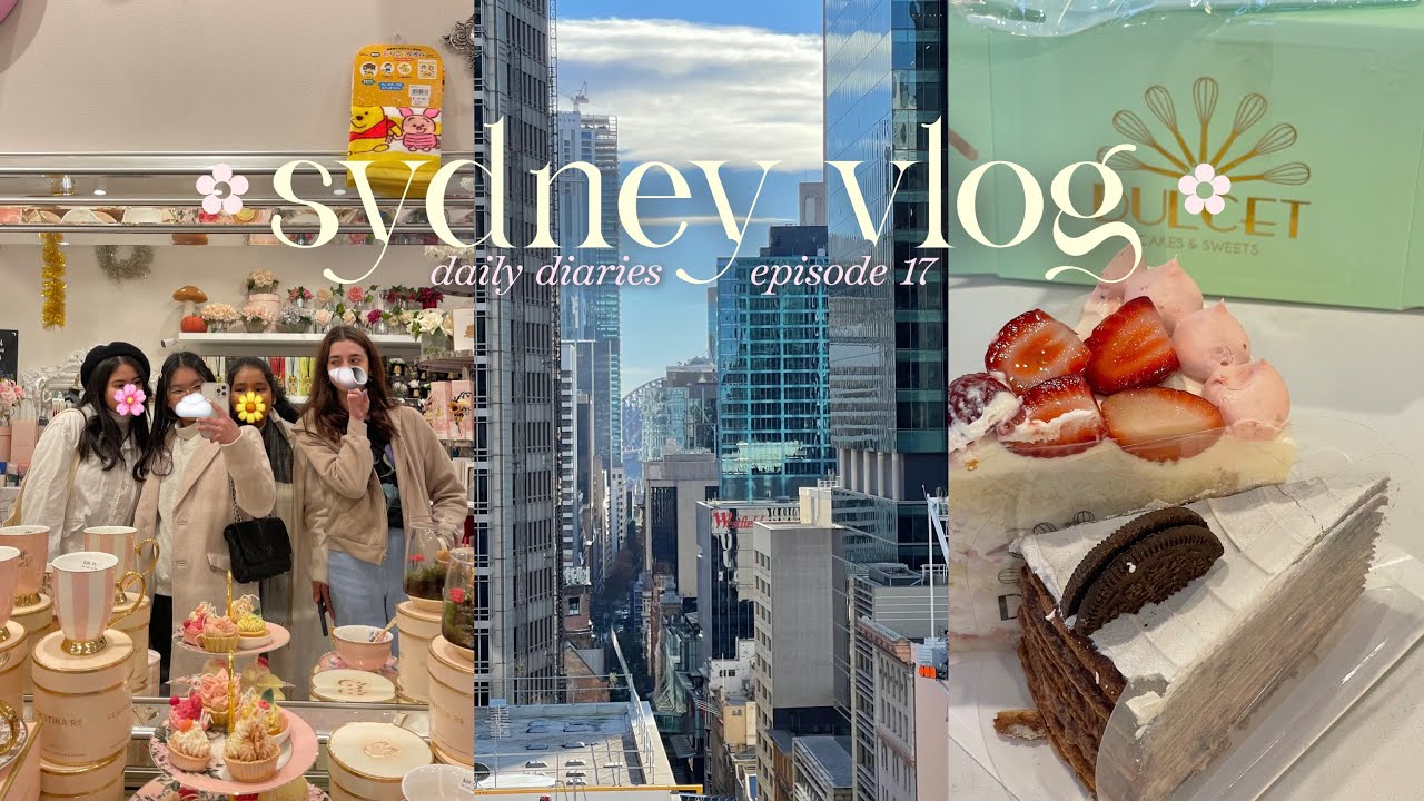 daily diaries ep.17  🚉 city vlog, going to the beach, road trip, shopping haul, last day in sydney