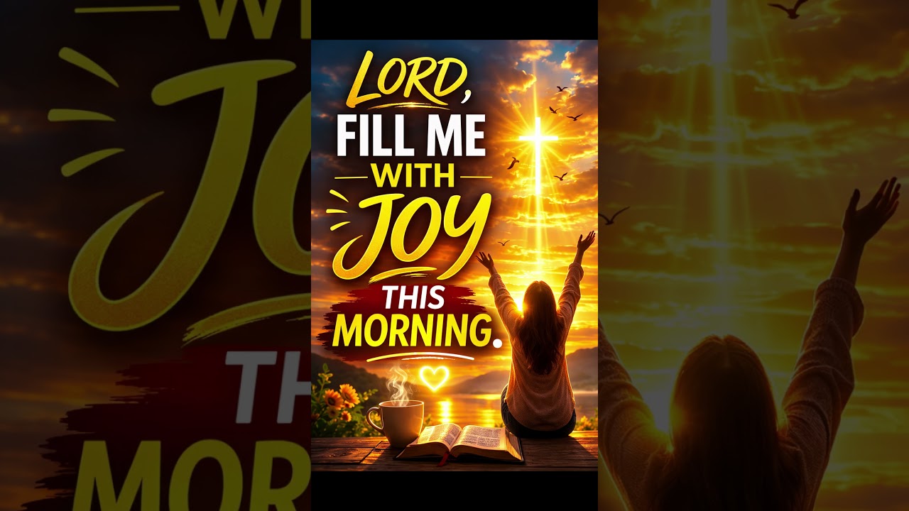 Lord, Fill Me With Joy This Morning | Powerful Morning Prayer for Peace & Happiness@Pomoregie