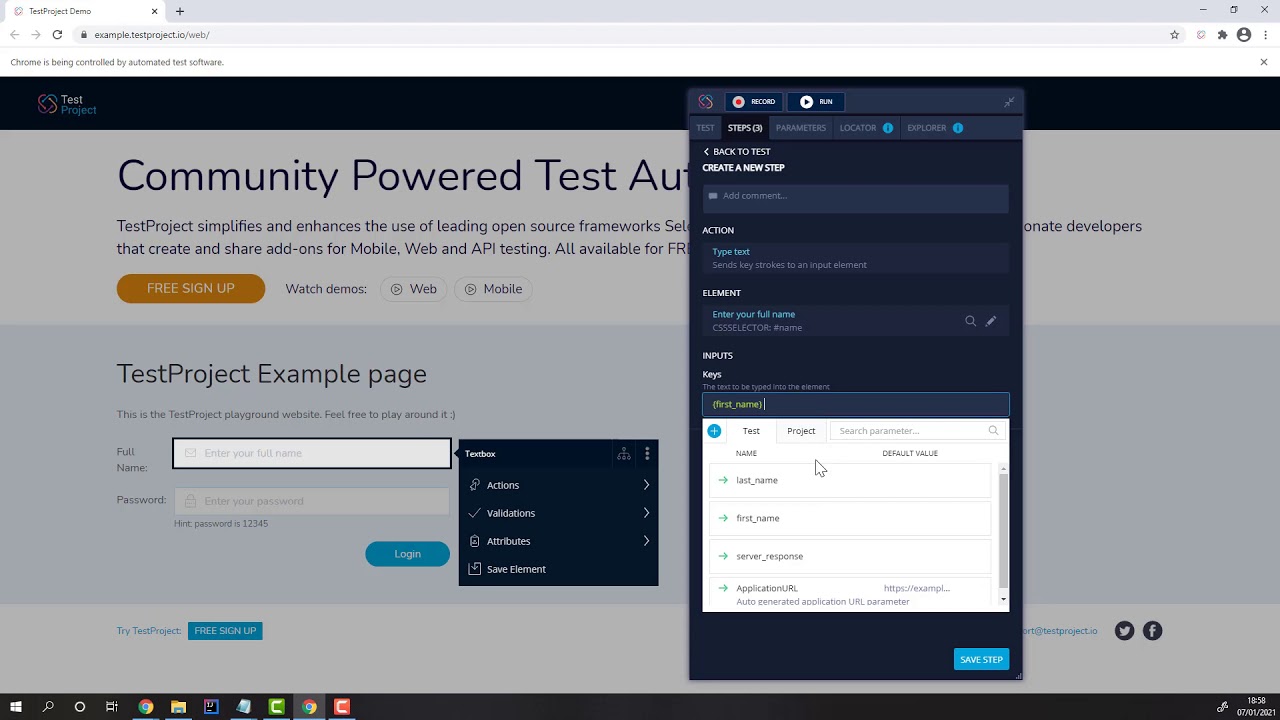 End to End API Testing Flow with TestProject