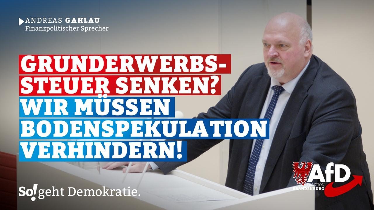 Spekulationen verhindern: Grunderwerb muss transparenter werden!