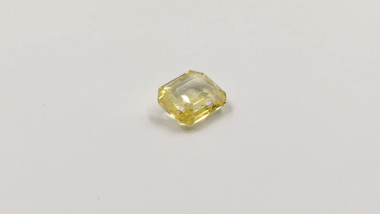 5 Carat Luxury Natural Yellow Sapphire (Unheated)