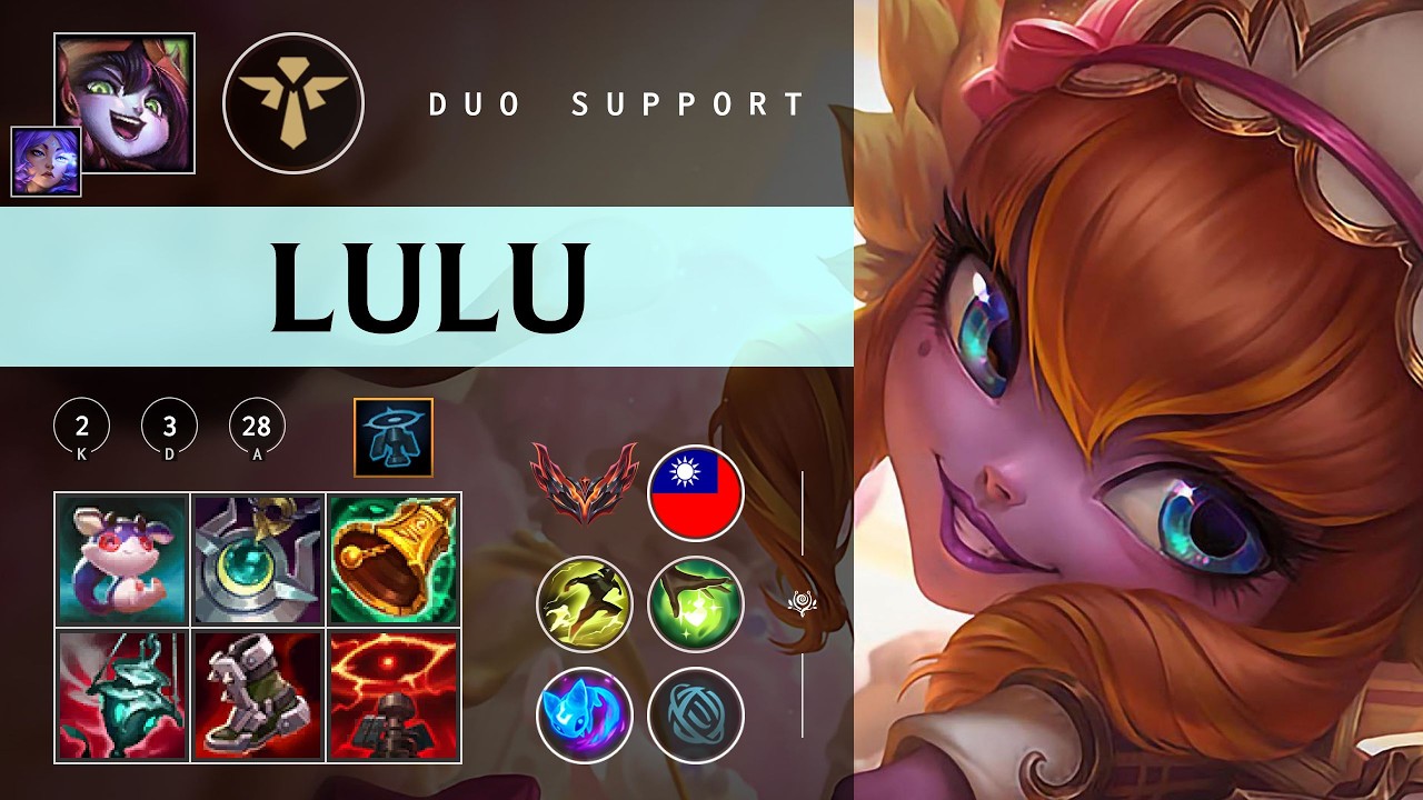 Lulu Support vs Shaco - TW Grandmaster Patch 26.03