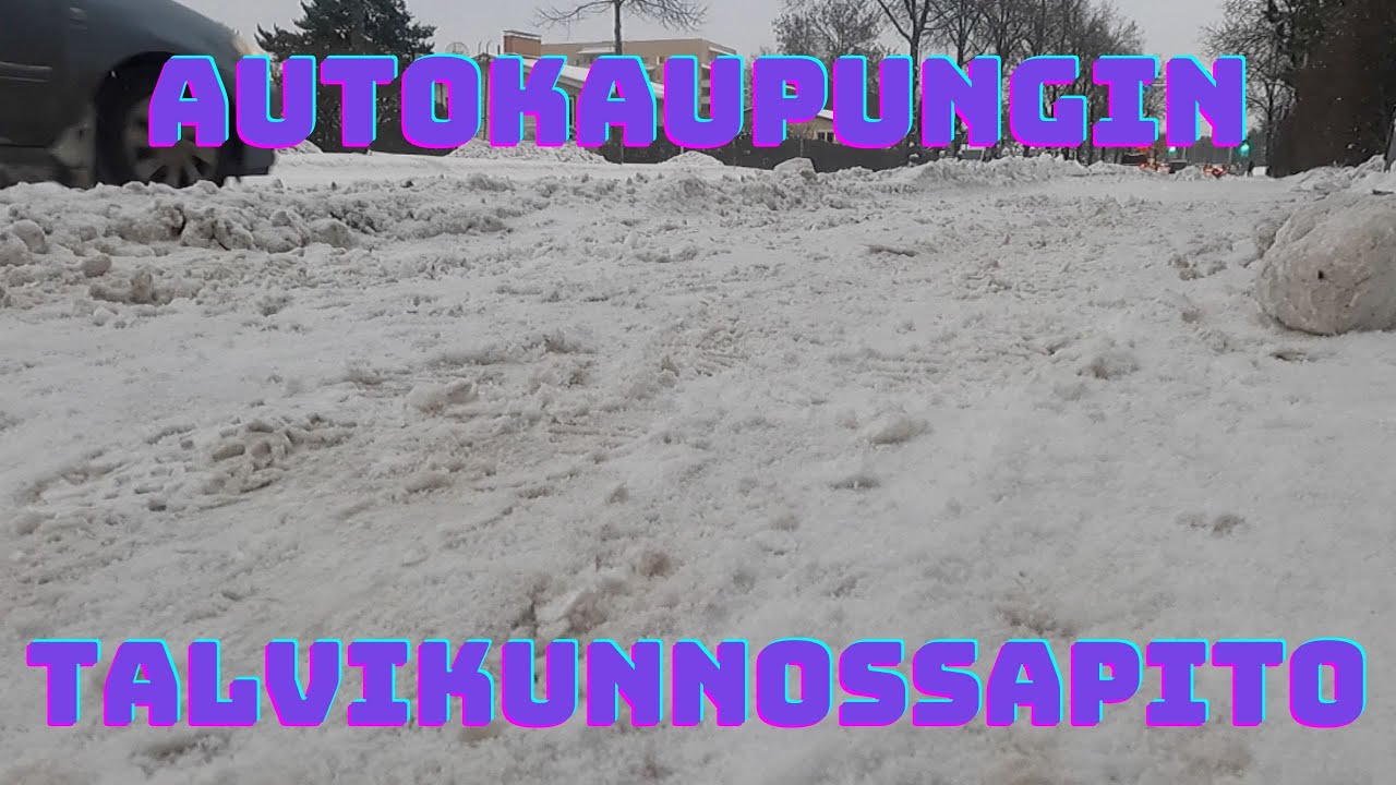 Autokaupungin talvikunnossapito