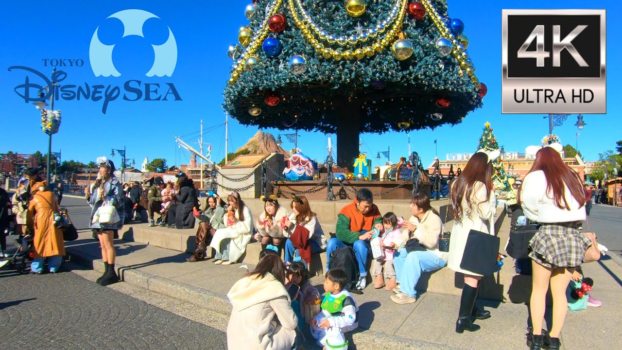 ディズニーシーを一周散歩・ディズニークリスマス Walking around Christmas DisneySea