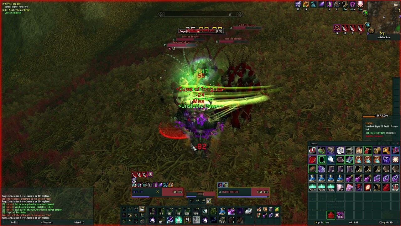 Vanilla Balance Druid Solo AOE Farming