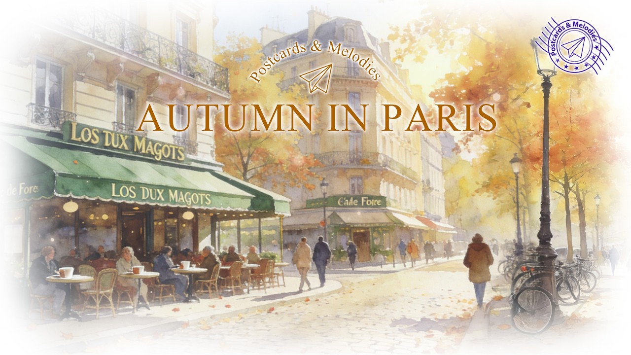 Parisian Café Ambience ☕ Smooth Instrumental Music for Work, Study & Relaxation