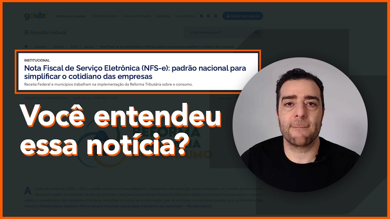 NFS-e Nacional será obrigatória em 2026? Entenda a notícia da Receita Federal