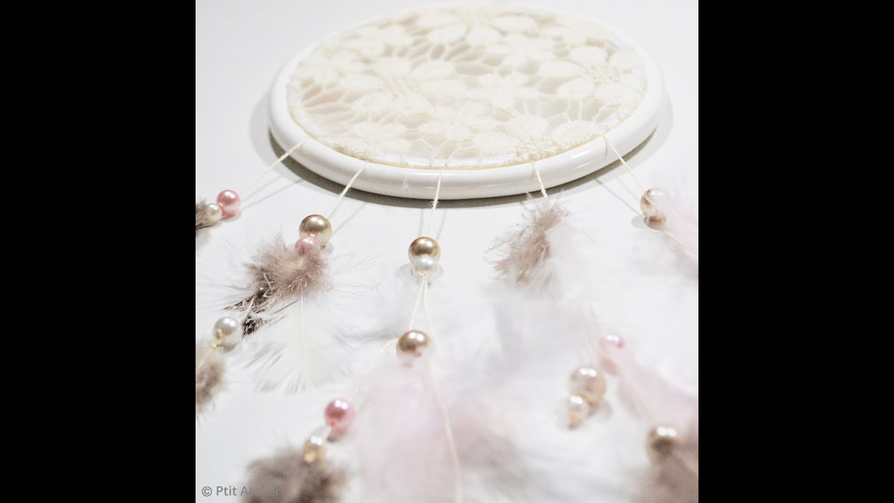 Réalisez un superbe attrape-rêves shabby chic avec Ptit Atelier !