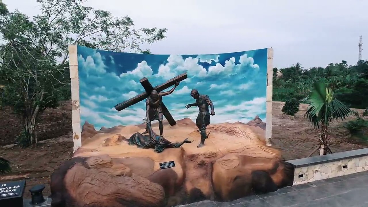 Via Crucis Sukamoro di Pinggiran Kota Palembang