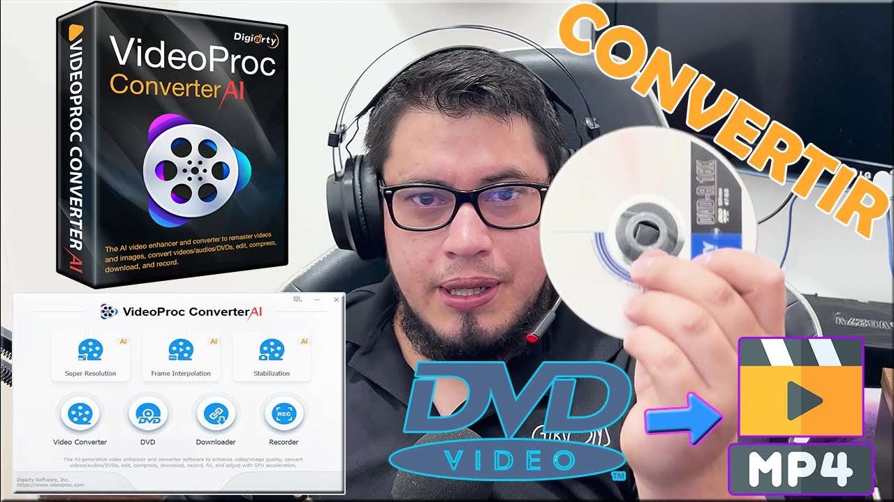 Cómo CONVERTIR DVD a MP4 o cualquier otro formato sin perder la Calidad HD o 4K