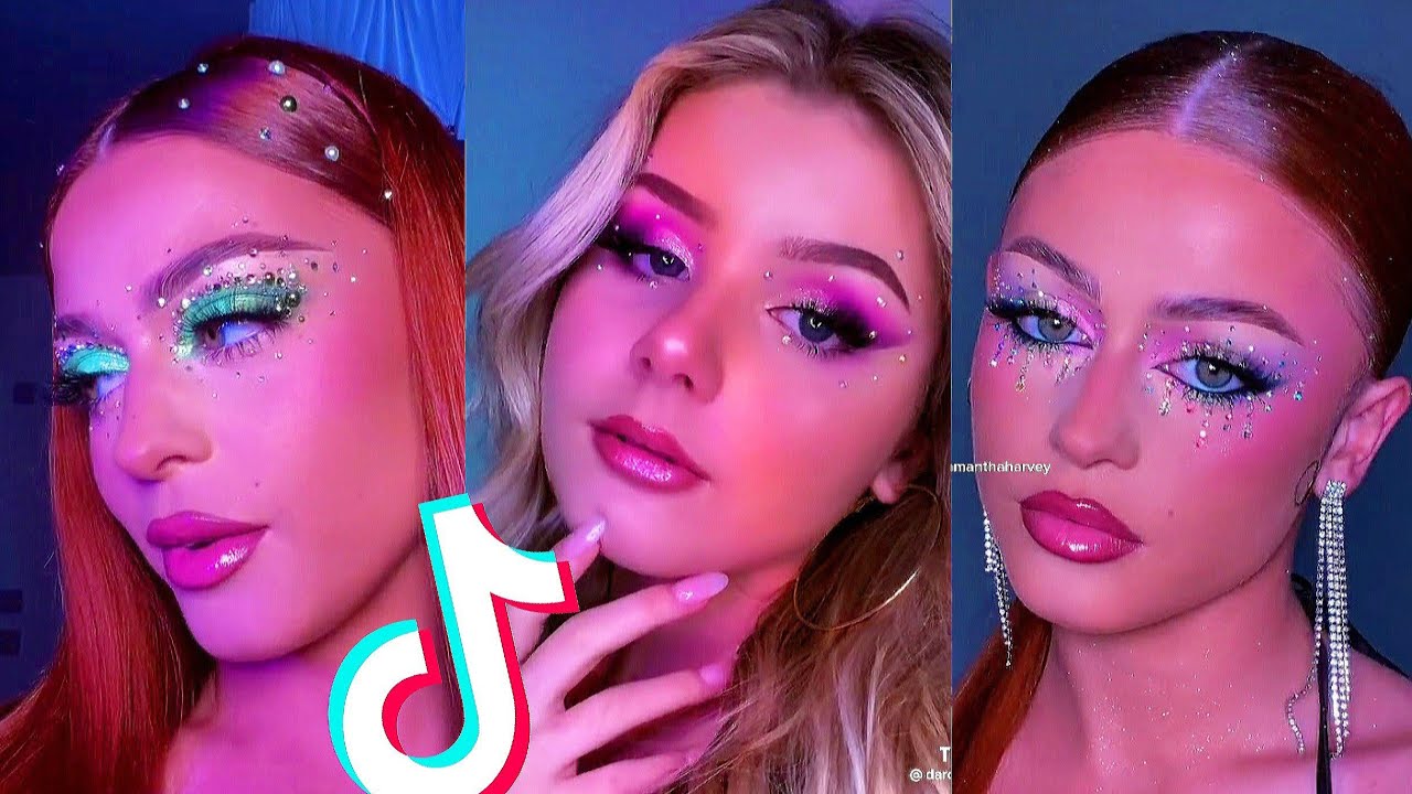 Euphoria Inspired Makeup Looks Tiktok Compilation 💜💄
