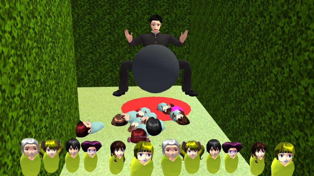 Taiga Hamil MelahirkanBanyak Bayi  Di Semak-semak Taman 😱 Sakura School Simulator