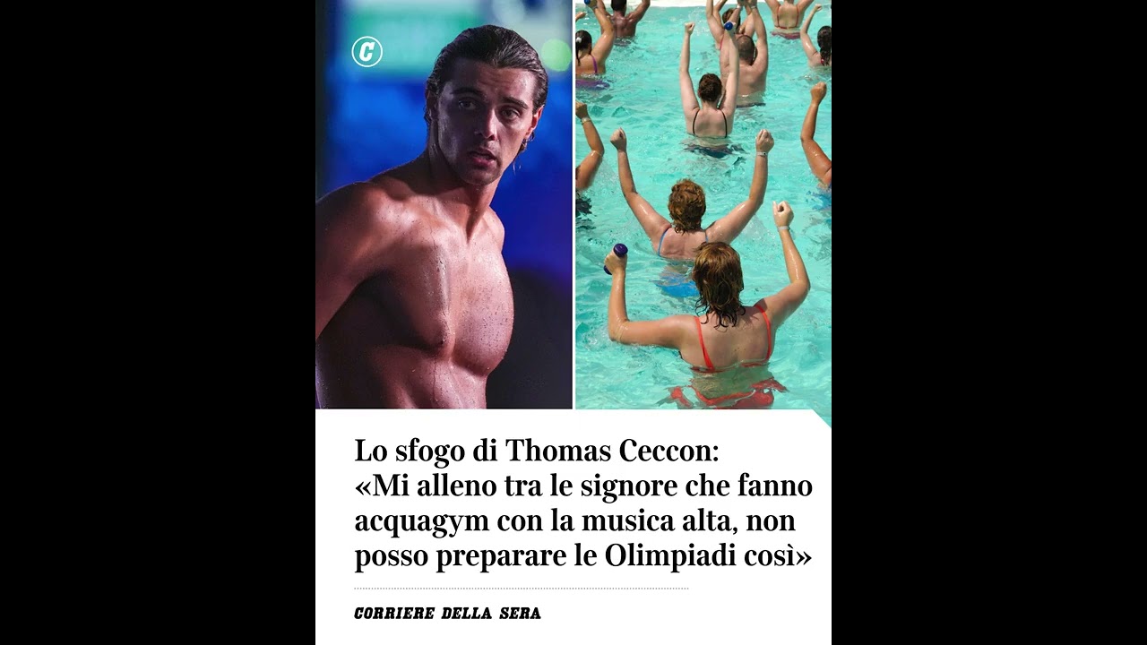 Thomas Ceccon: «Non posso preparare le Olimpiadi allenandomi con le signore che fanno acquagym»
