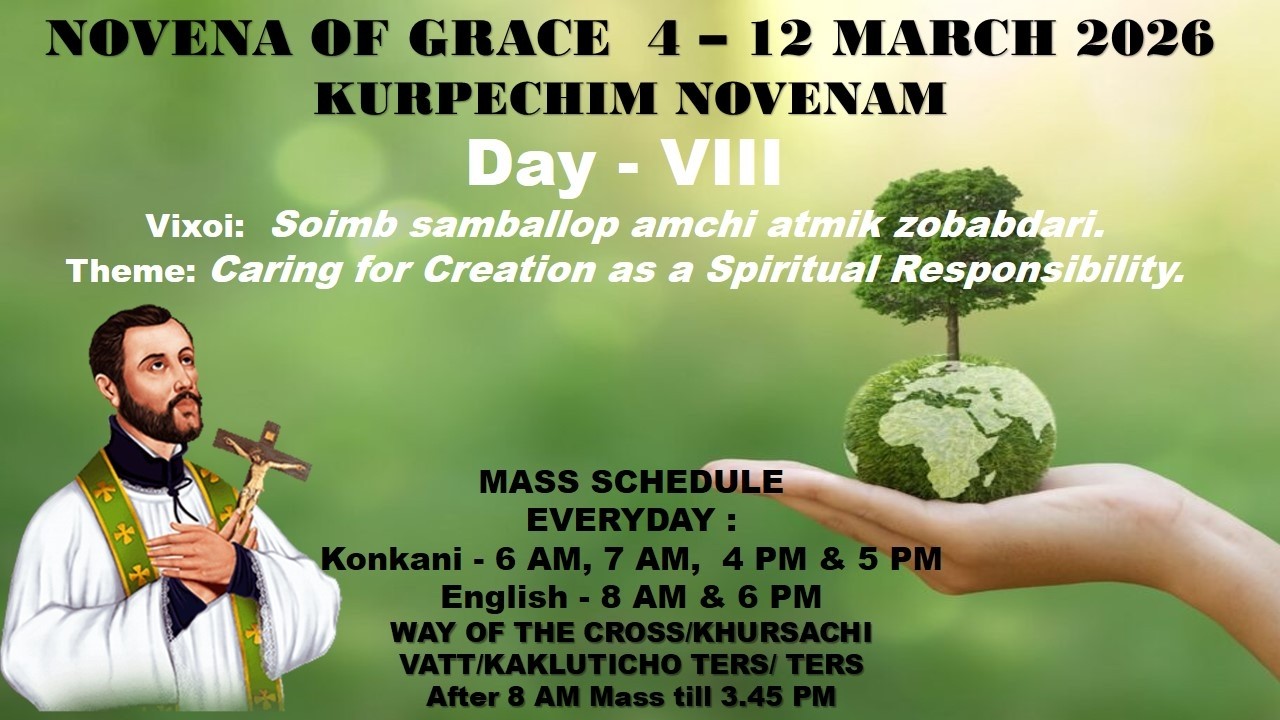 8 AM English Mass | Day 8 - Novena of Grace | Basilica of Bom Jesus, Old Goa | 11 March 2026