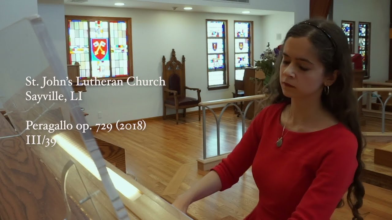 Clara Gerdes Bartz performs J.S. Bach's Trio super 'Herr Jesu Christ dich zu uns wend', BWV 655