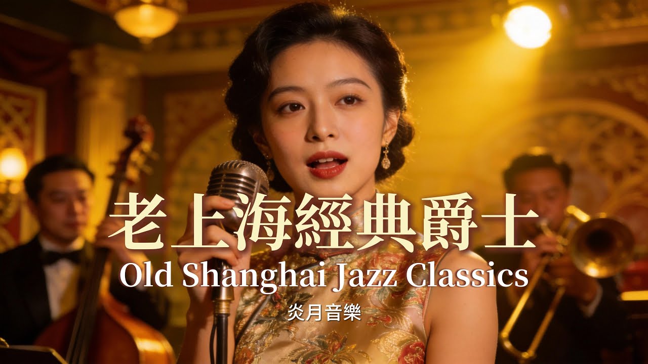 🎷《老上海經典爵士｜Old Shanghai Jazz Classics》10 首黃金年代精華｜1940s–1950s 上海時代曲 × Chinese Jazz-Pop（1 小時復古精選）