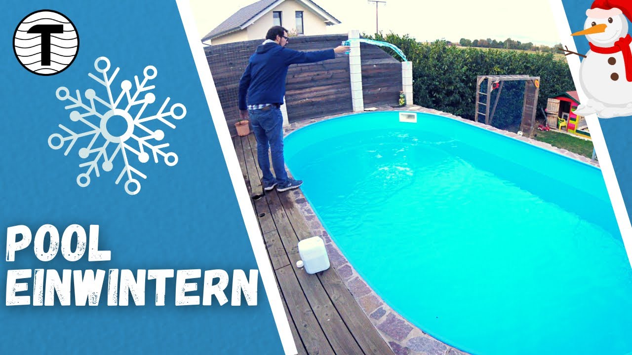 Pool winterfest machen Checkliste ☃️ ganz einfach 😊 Pool einwintern
