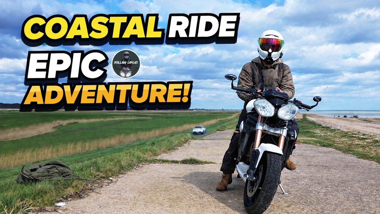 Coastal RIDE! Crazy Me.. ( RollingCircus #motovlog  )