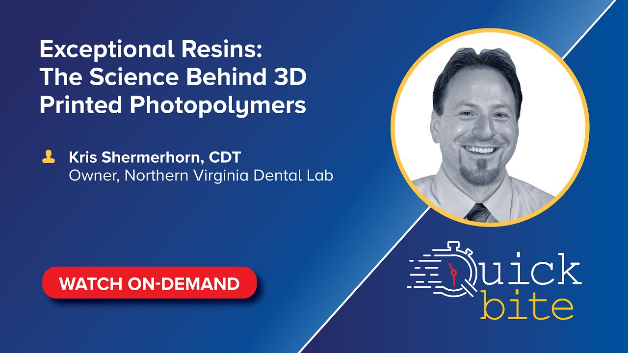 On-Demand Quick Bite: Exceptional Resins - The Science Behind 3D Printed Photopolymers